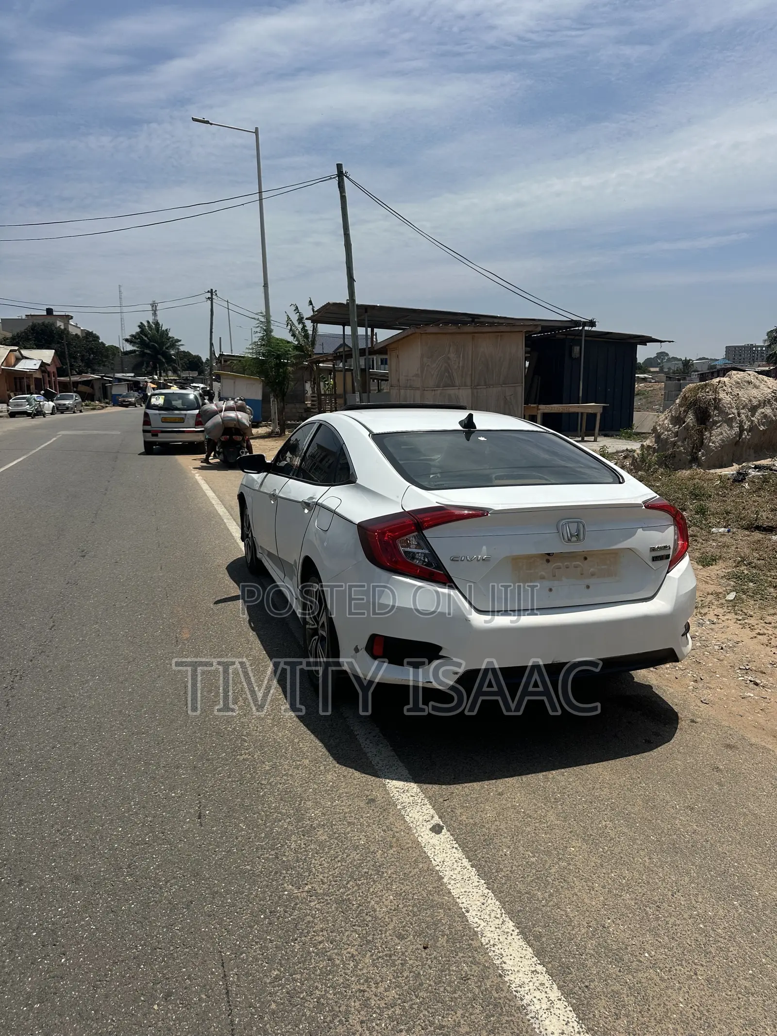 Honda Civic EX 4dr Sedan (1.5L 4cyl) 2016 White