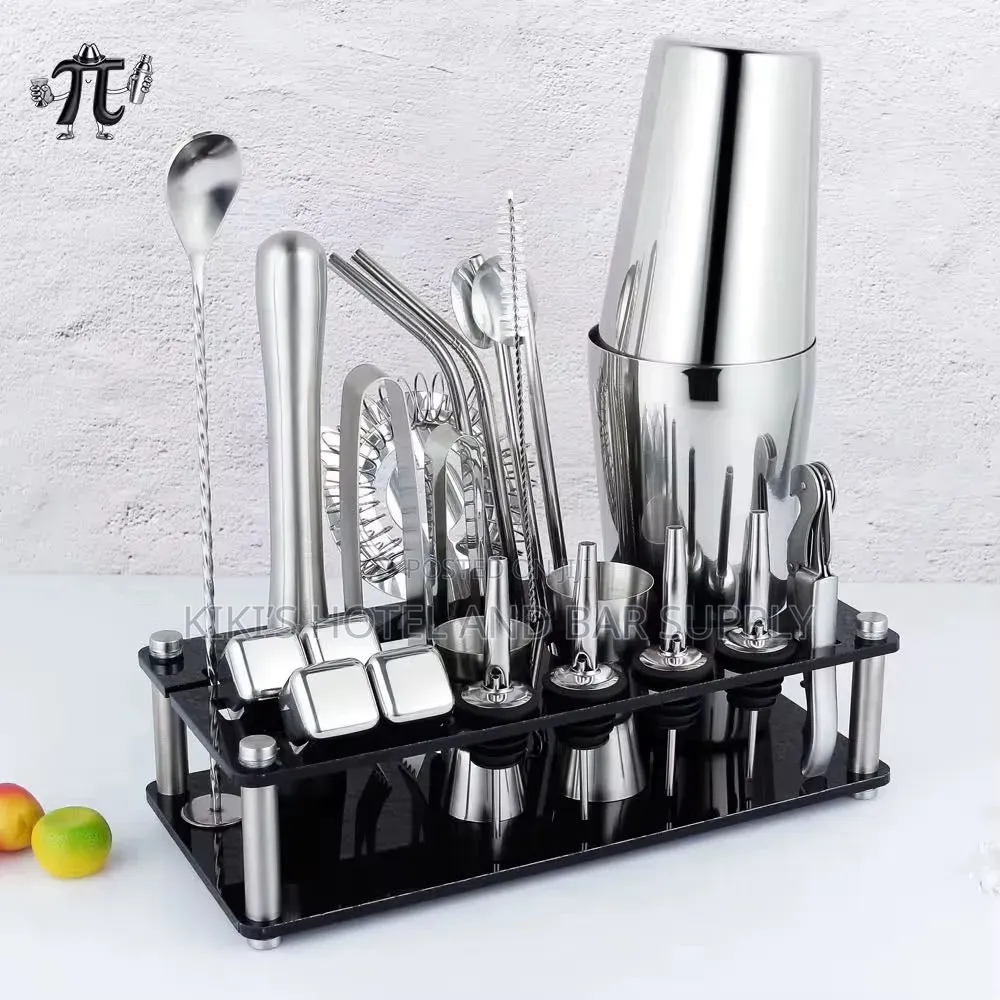 23pcs Cocktail Set Tools With Acrylic Base
