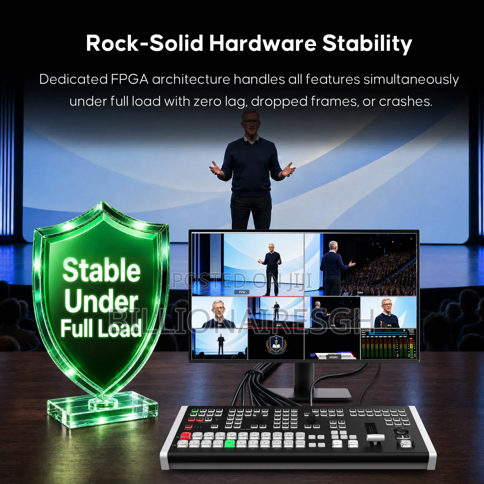 OSEE GoStream Omni 12 ISO Live Video Switcher With ISO Recording