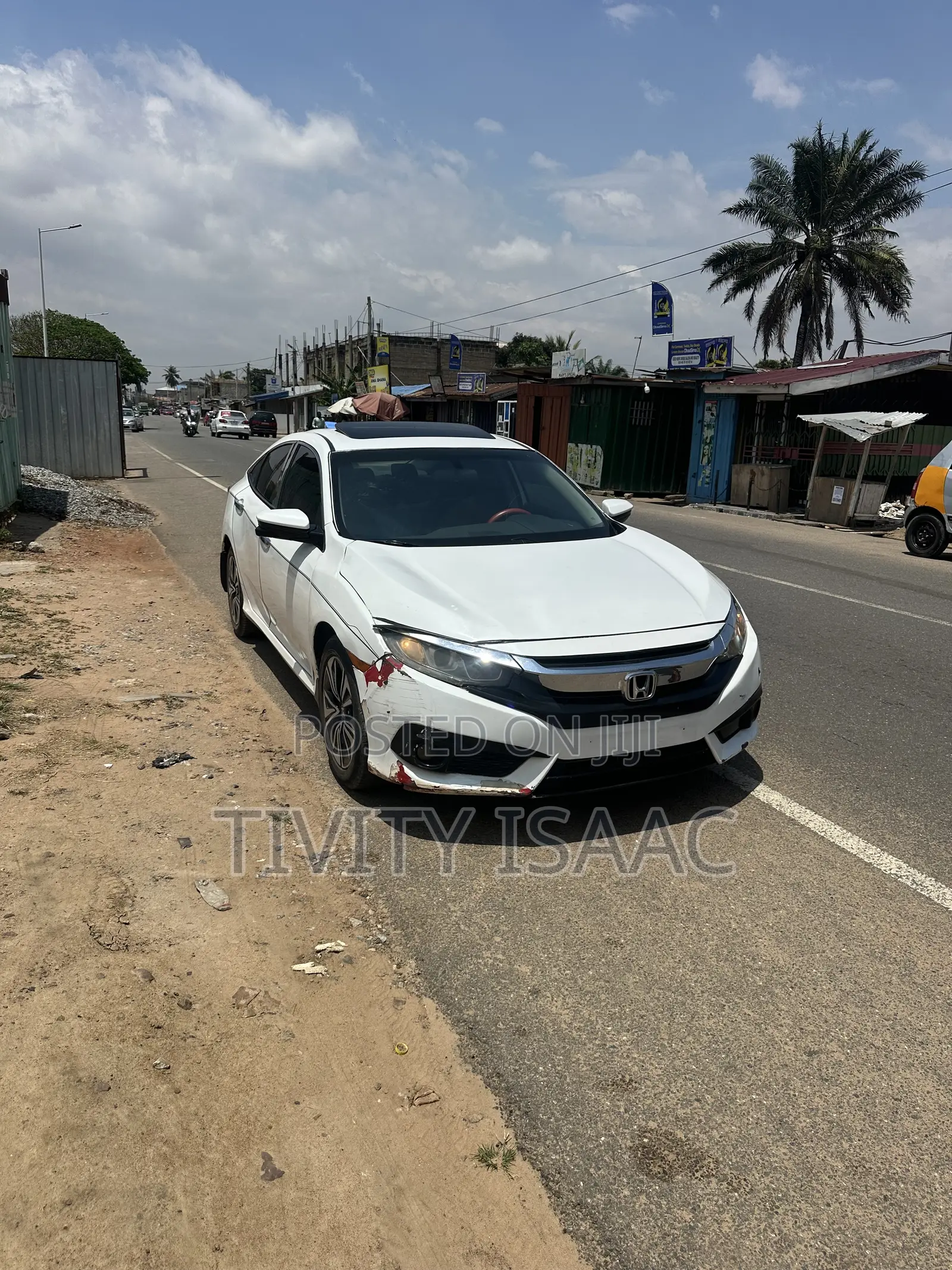 Honda Civic EX 4dr Sedan (1.5L 4cyl) 2016 White