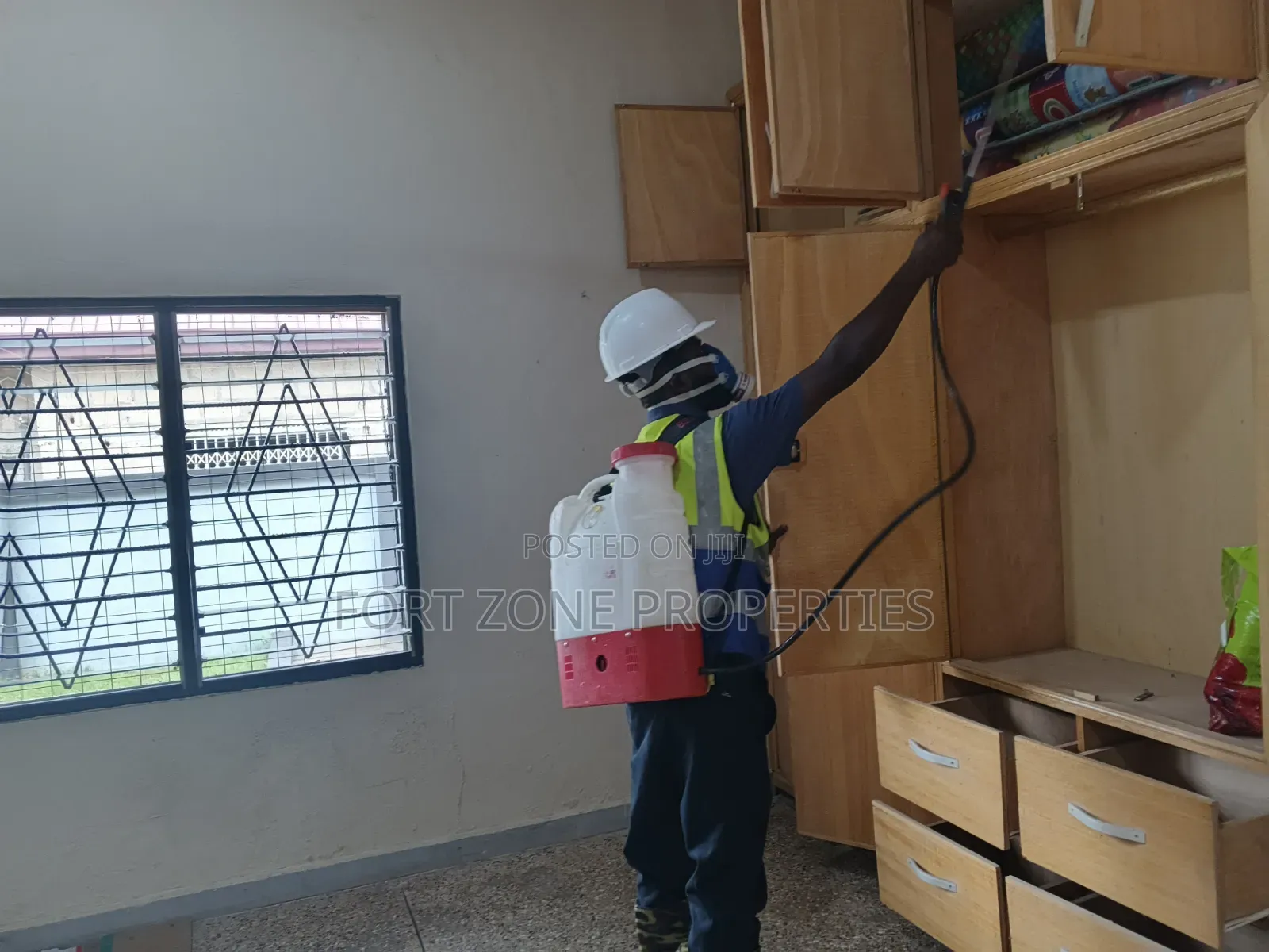 Hedges and Quarters Fumigation With Cleantex