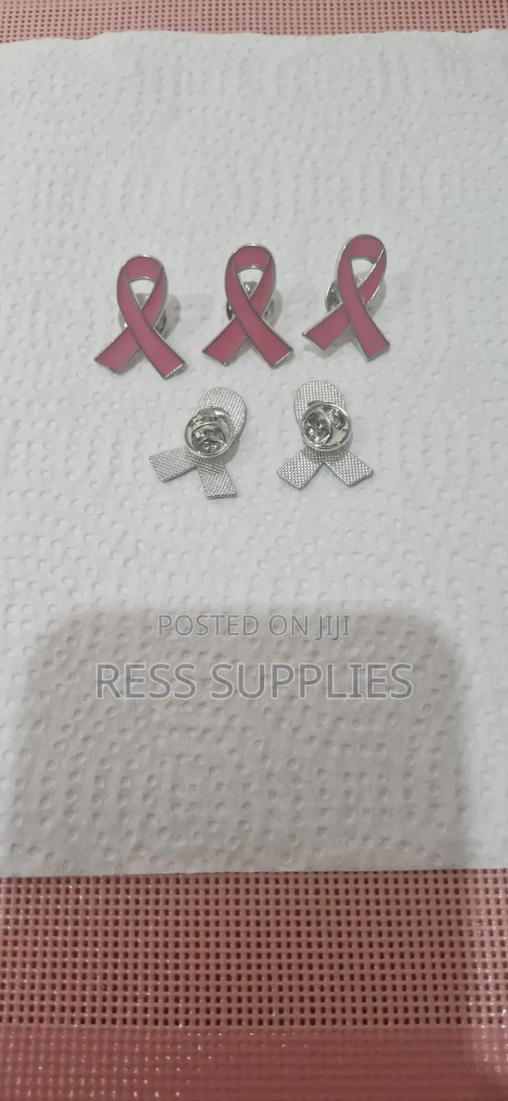 Breast Pink Brooch