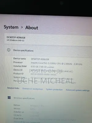 Laptop HP EliteBook 840 G2 8GB Intel Core i5 SSD 256GB