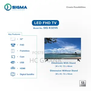 Sigma 32 Inch LED HD TV - STV-K32V6