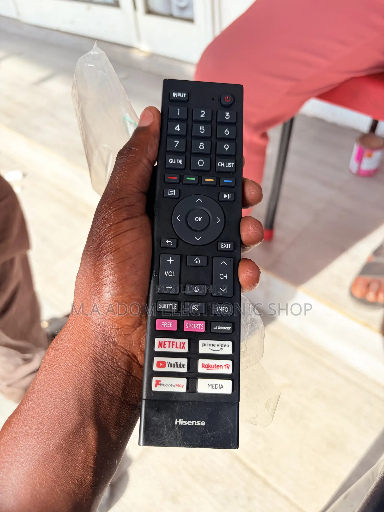 Hisense Smart Android TV Remote With Voice Control