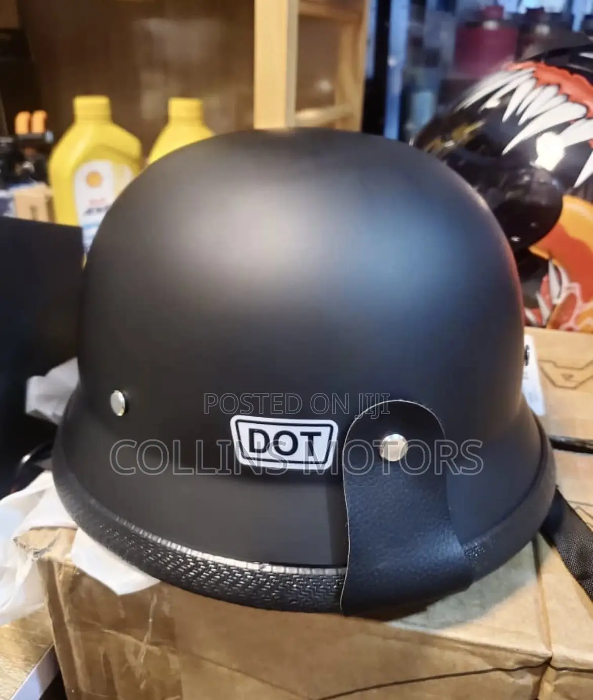 Vintage Motorcycle Helmet