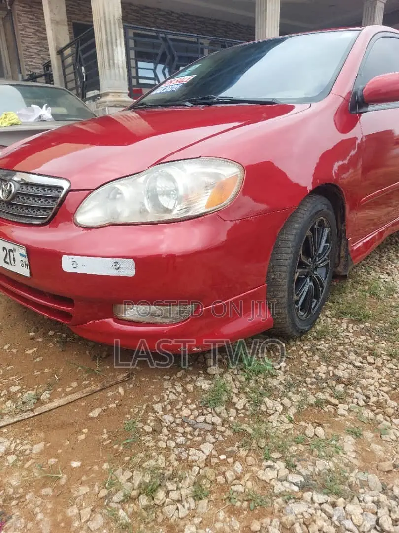 Toyota Corolla S 2006 Red
