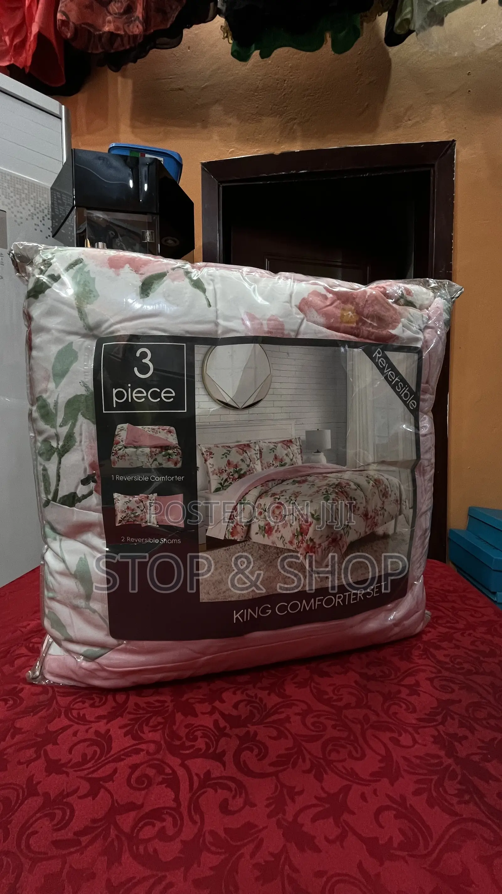 Reversible 3 Piece King Comforter Set