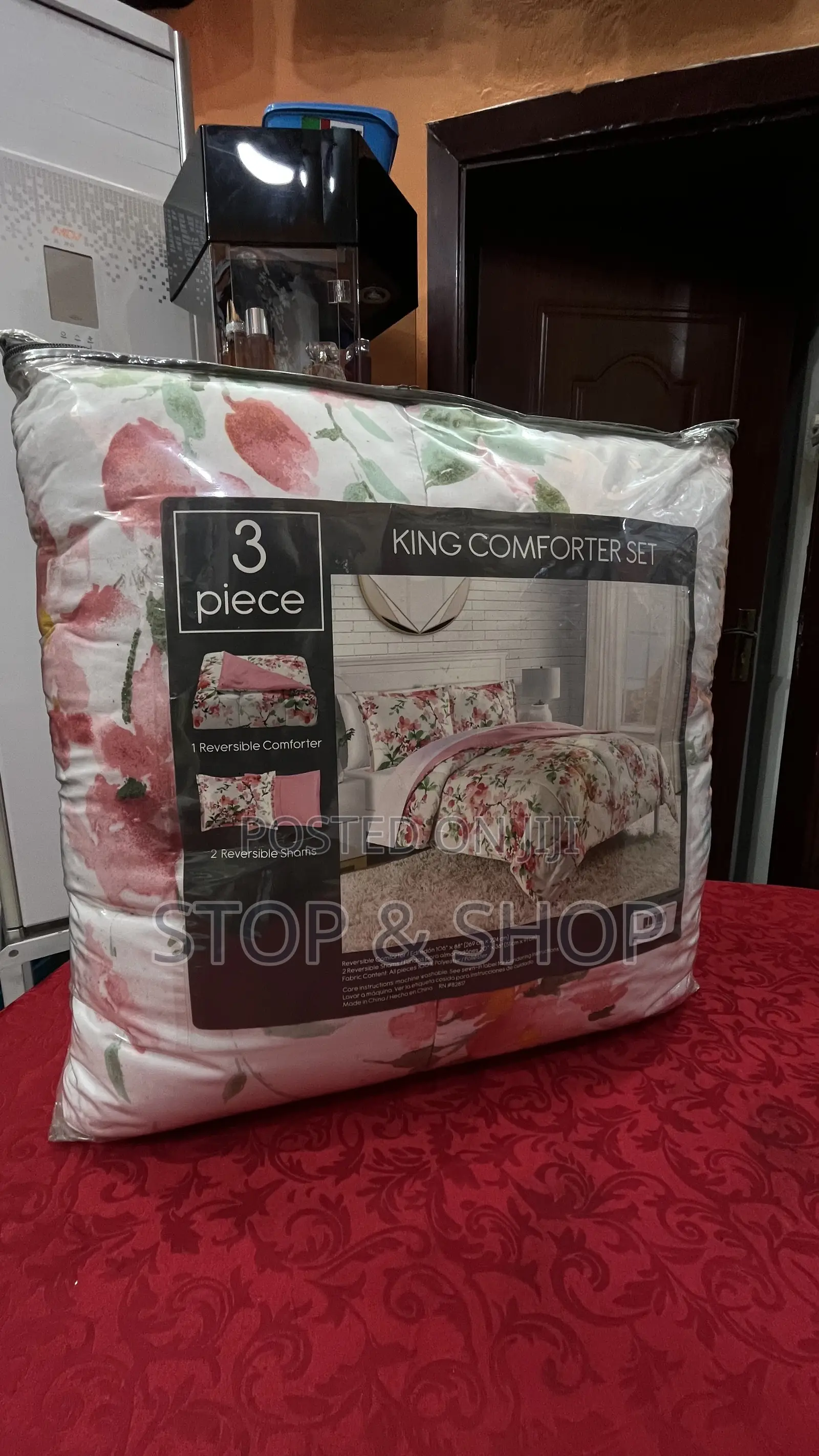 Reversible 3 Piece King Comforter Set