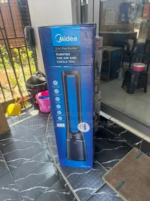 Midea 41-Inch Bladeless Tower Fan & HEPA Air Purifier