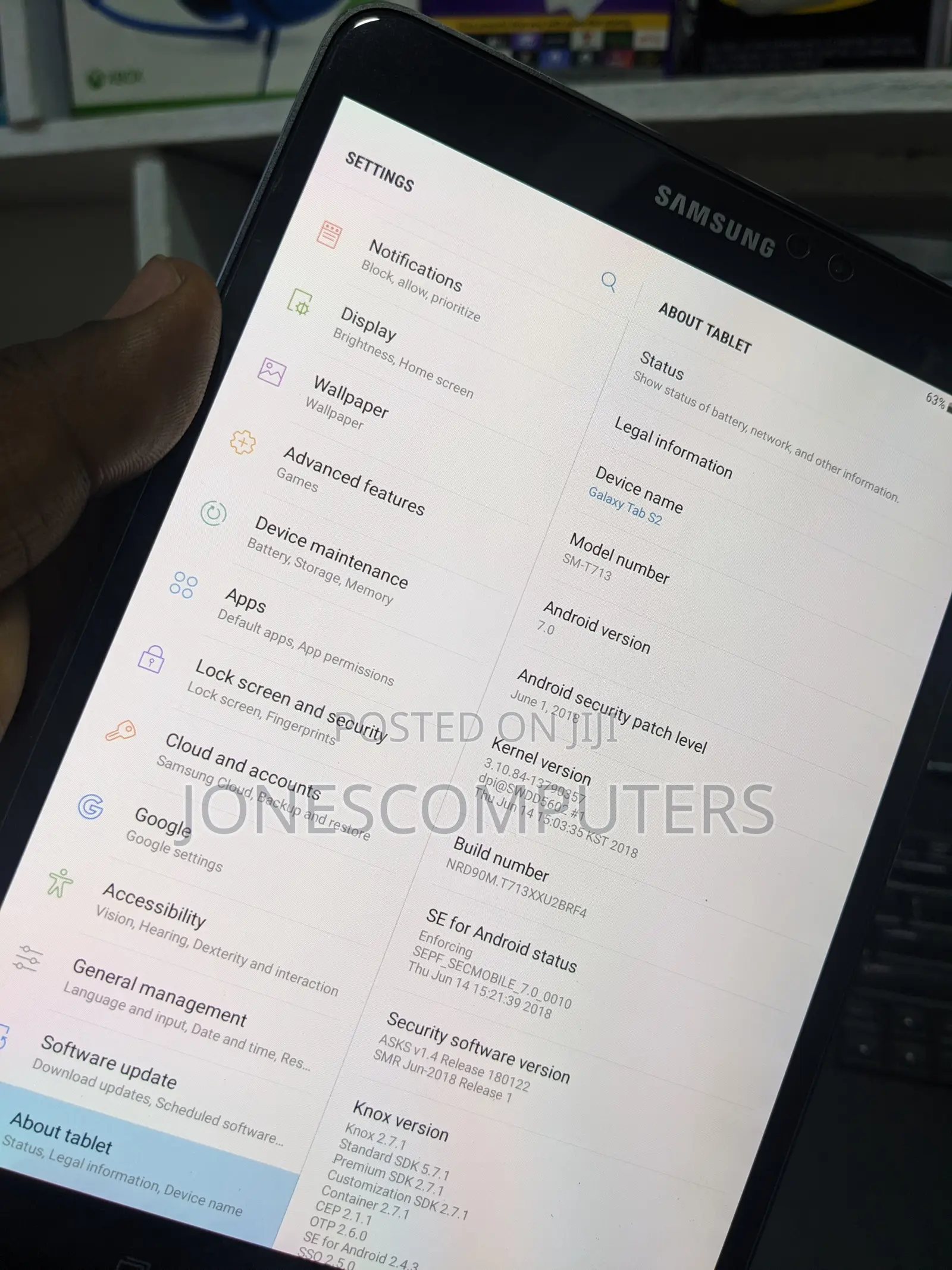 Samsung Galaxy Tab S2 8.0 32 GB Black