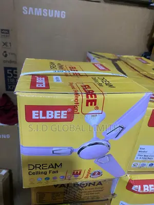 Elbee Dream Ceiling Fan Bright White Original- Strong Wind