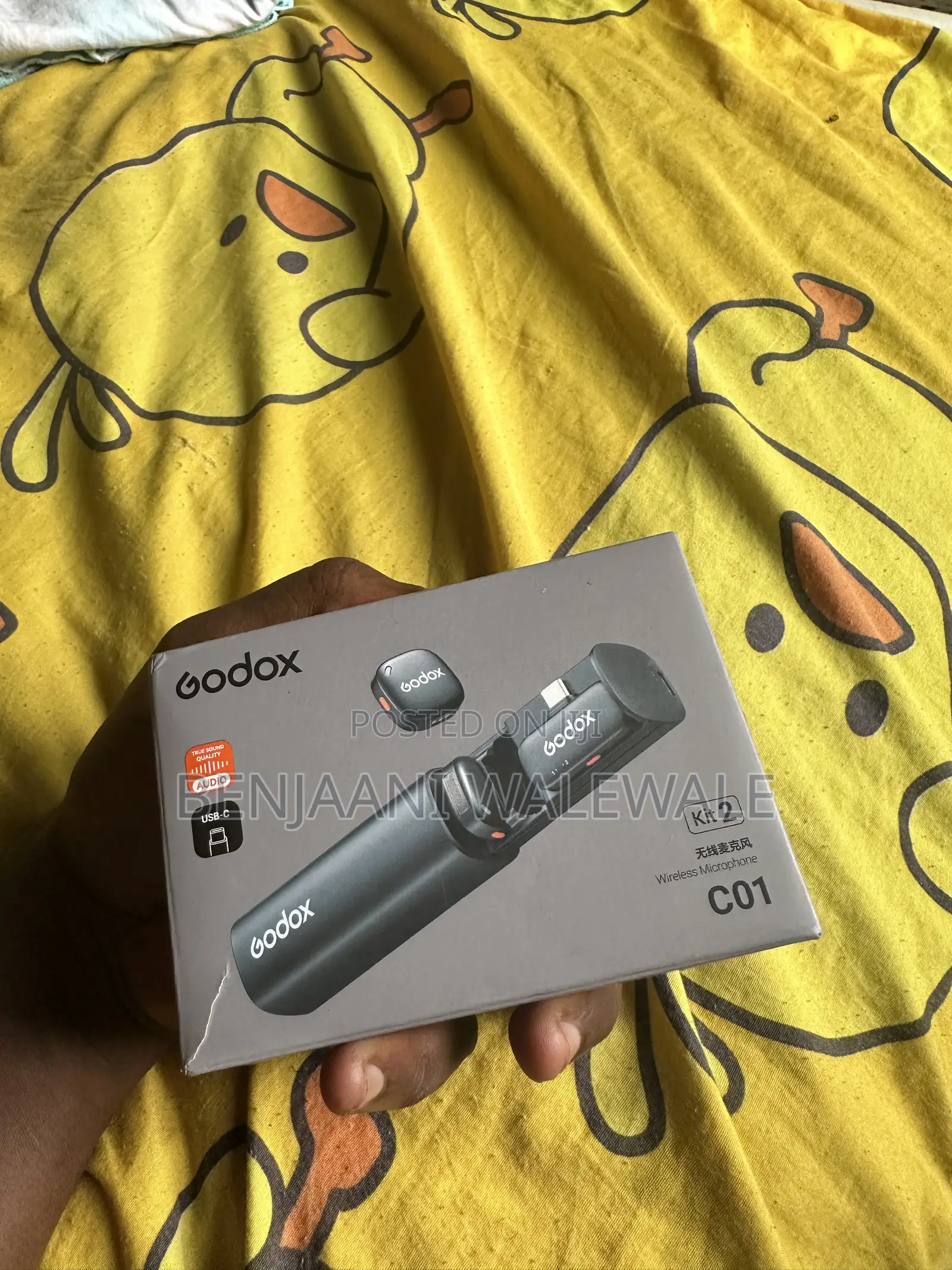 Godox C01 Kit 2 Wireless Lavalier Microphone - 2 Mics + USB-C Receiver