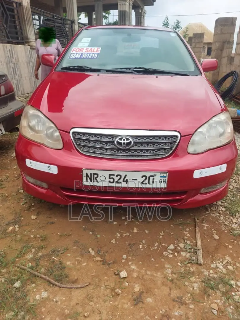 Toyota Corolla S 2006 Red