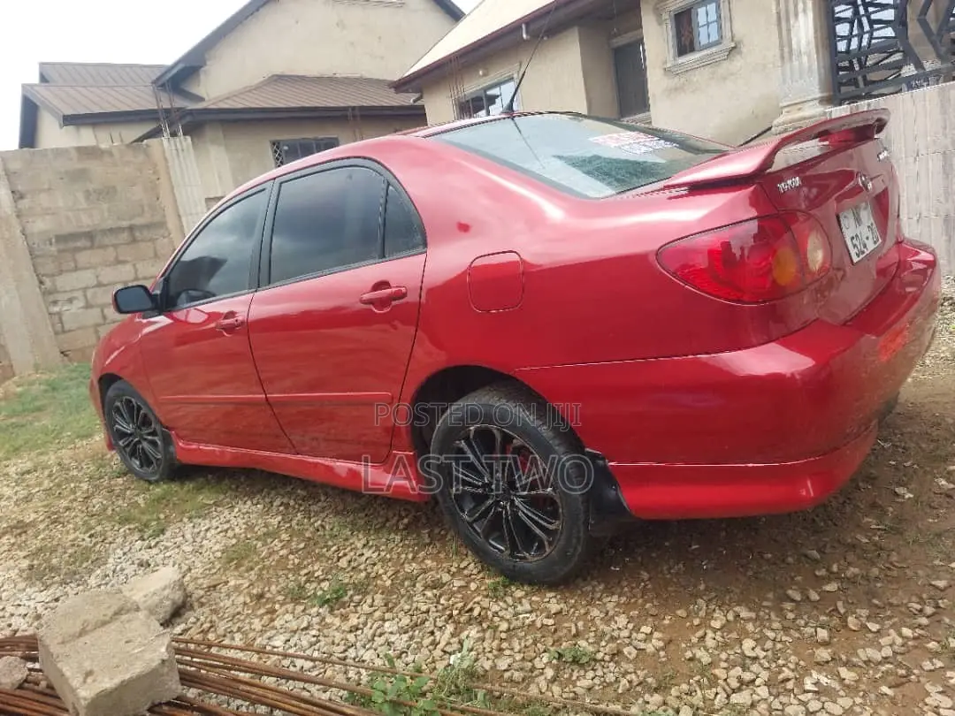 Toyota Corolla S 2006 Red