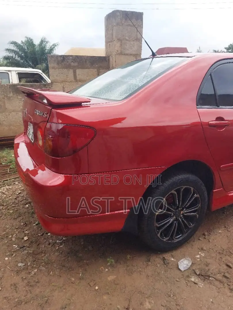 Toyota Corolla S 2006 Red