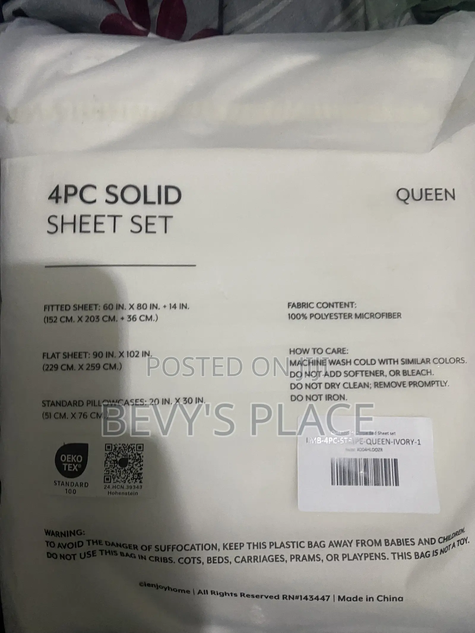4 Pieces Solid Sheet Set