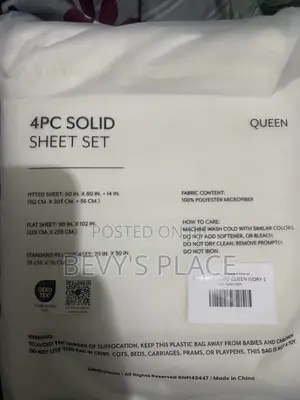 4 Pieces Solid Sheet Set