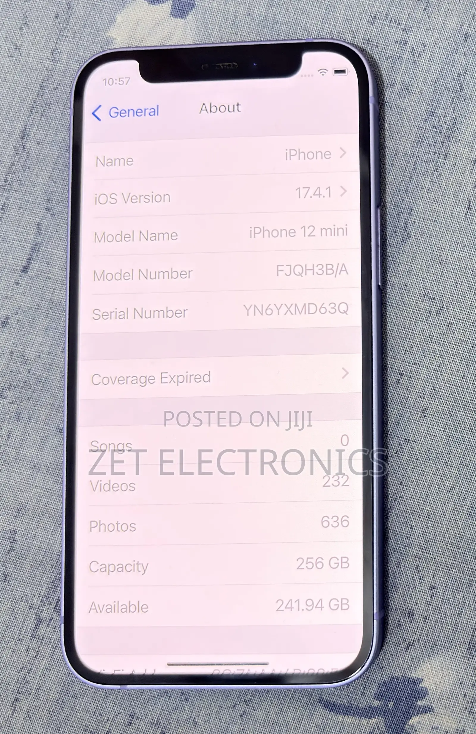 Apple iPhone 12 mini 256 GB Purple