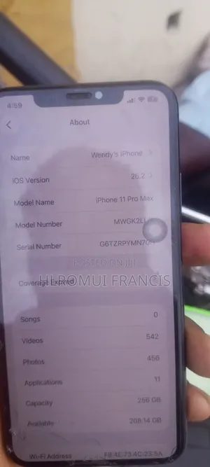 Apple iPhone 11 Pro Max 256 GB Black