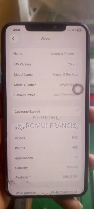 Apple iPhone 11 Pro Max 256 GB Black