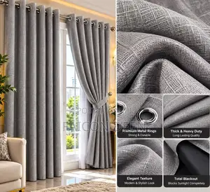 Elegant Sunblocking Blackout Curtains for Homes Hotels ,Airbnb,lodges