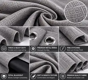 Elegant Sunblocking Blackout Curtains for Homes Hotels ,Airbnb,lodges