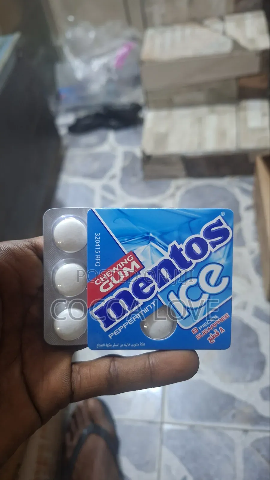 Chewing Gum Mentos Ice Peppermint Sugarfree
