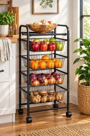 Multipurpose 5 Steps Kitchen Storage Rack