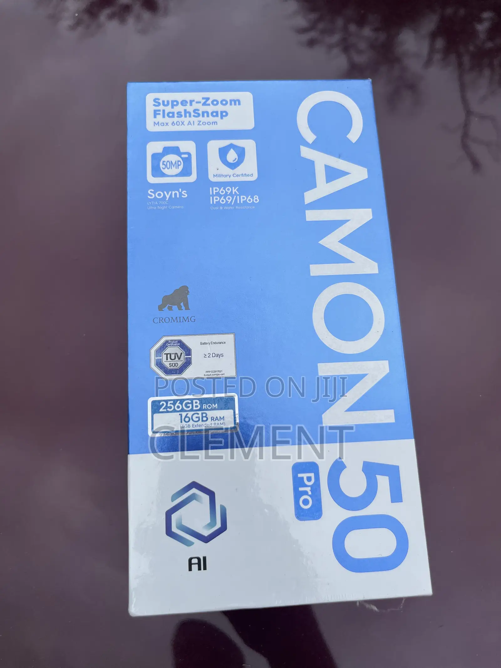 New Tecno Camon 50 Pro 256 GB