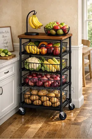 Multipurpose 5 Steps Kitchen Storage Rack
