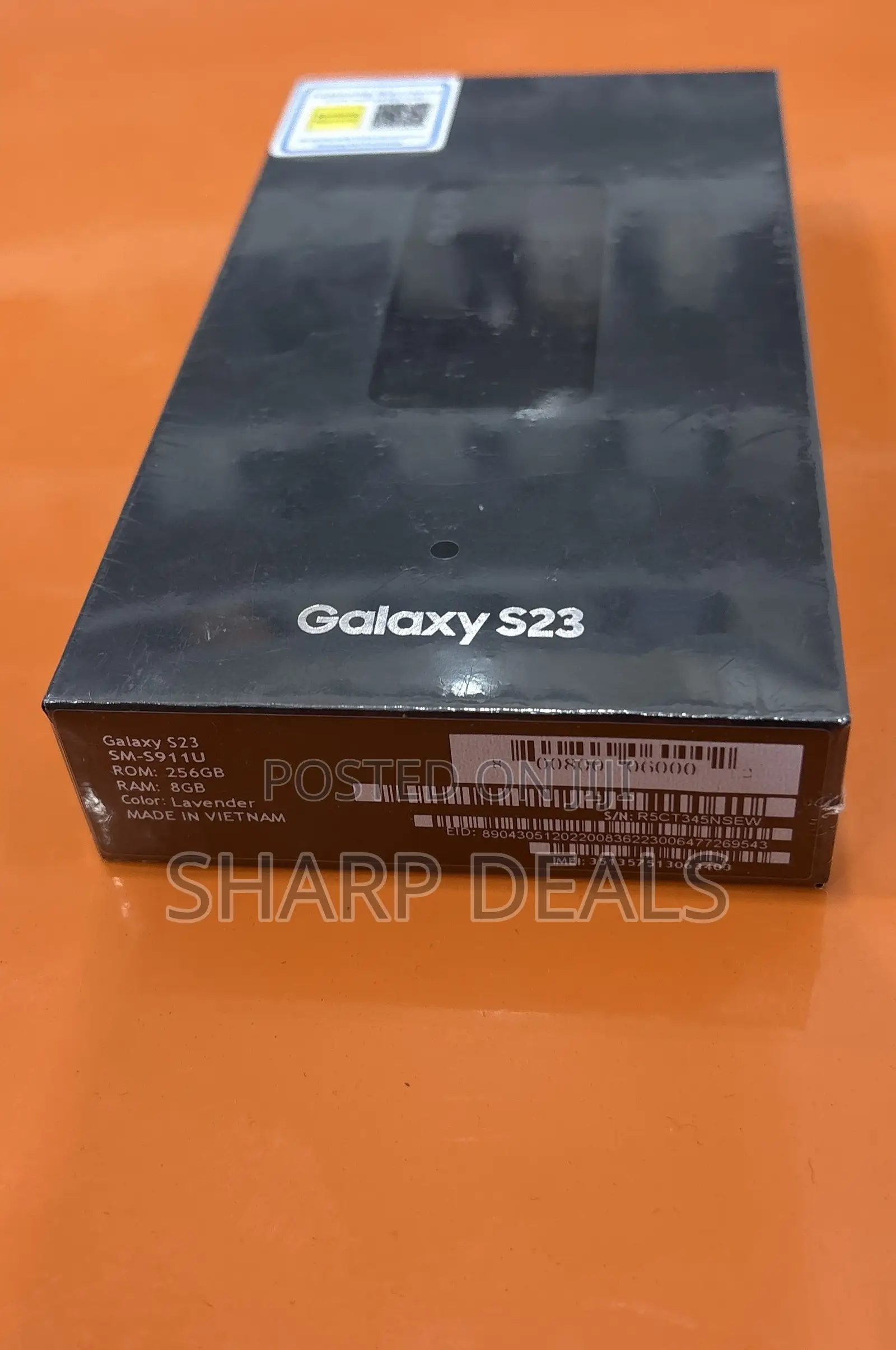 New Samsung Galaxy S23 256 GB Black