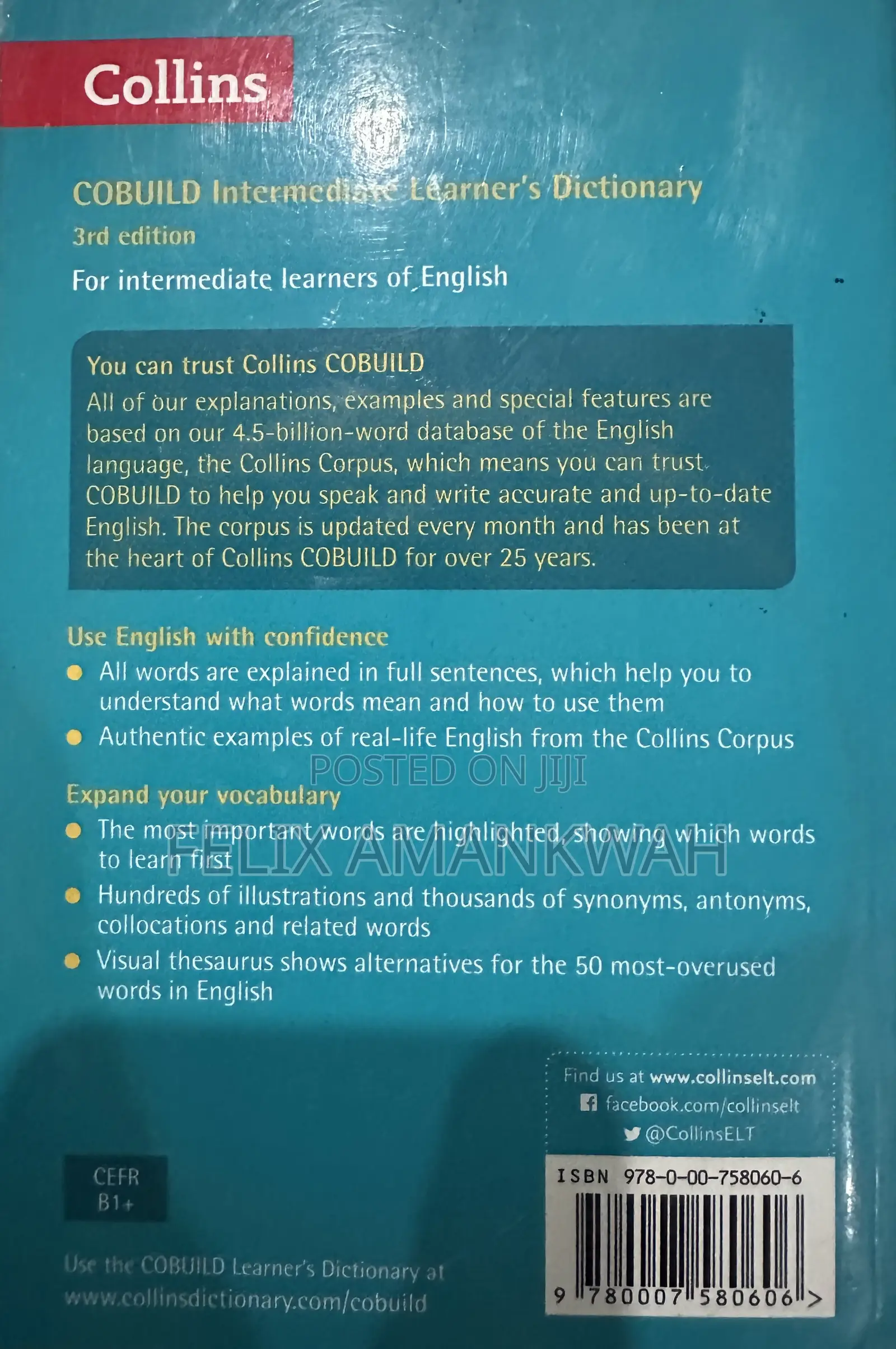 Collins Cobuild Dictionary Intermediate (24 in a Box)