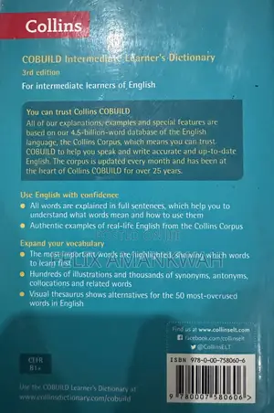 Collins Cobuild Dictionary Intermediate (24 in a Box)