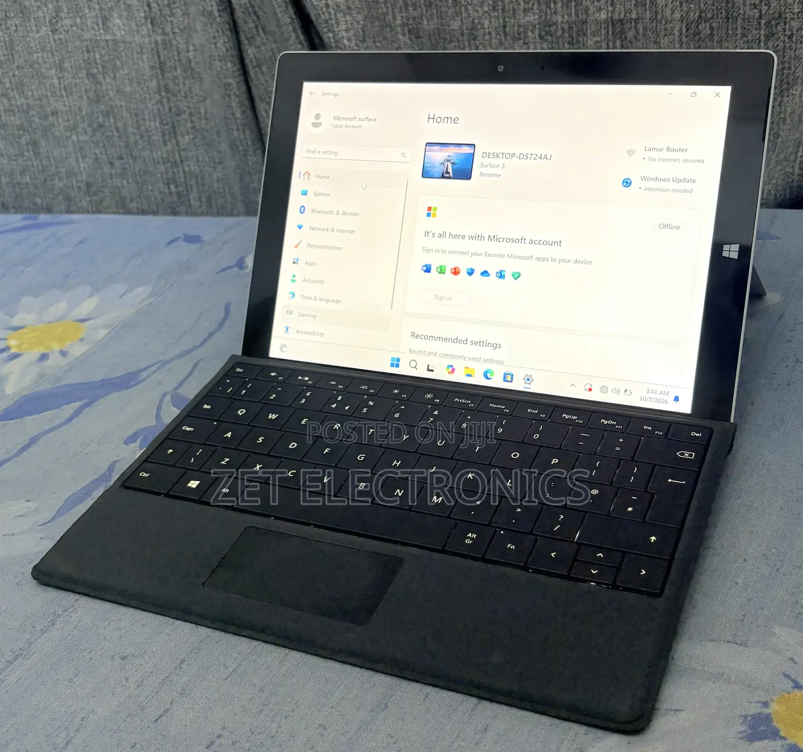 Laptop Microsoft Surface 3 2GB Intel Atom eMMC 60GB