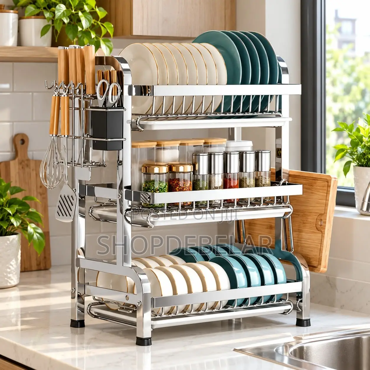 Kitchen Steel Dish Rack