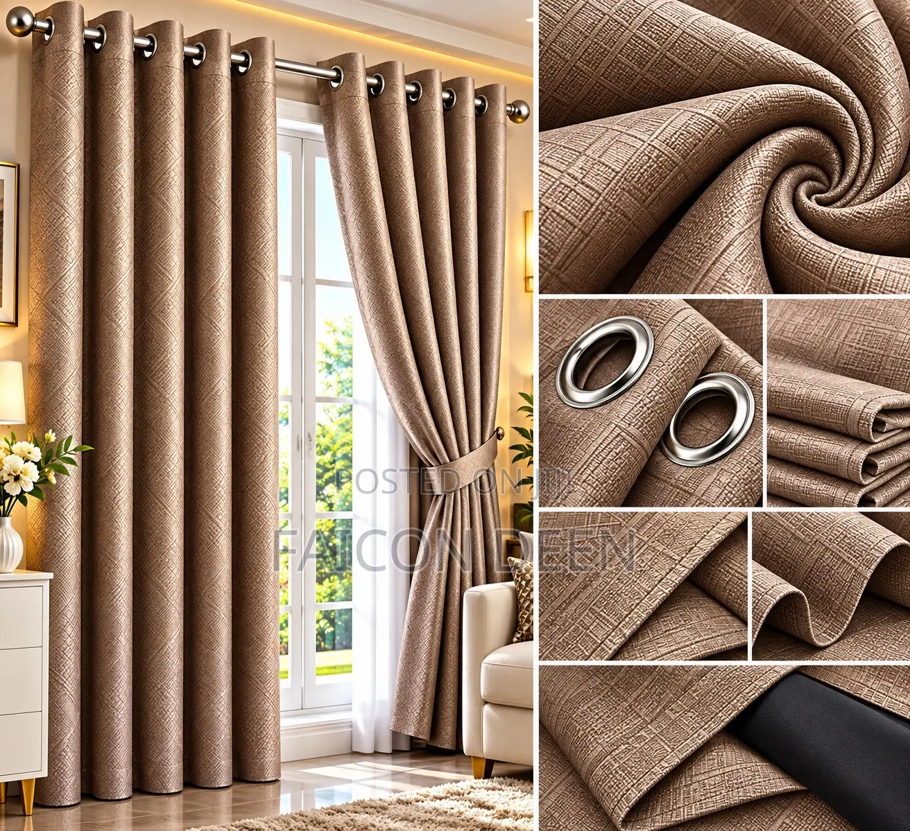 Sophisticated Privacy Cover ;Powerful Sunblock Blackout Curtains