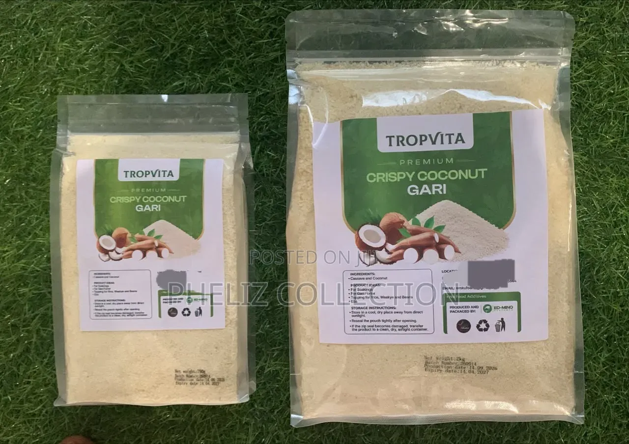 Cassava and Coconut Gari