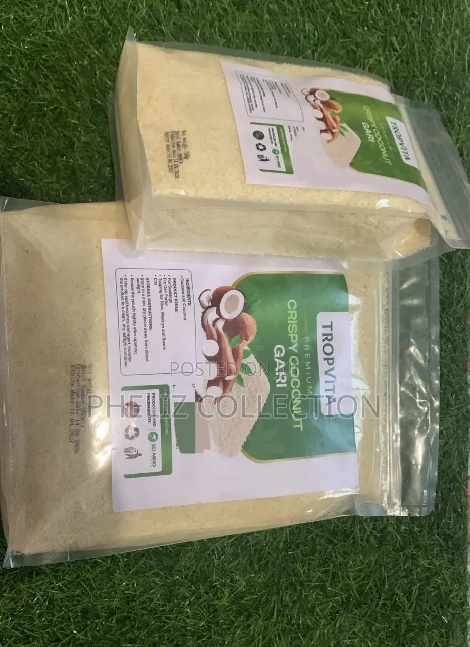 Cassava and Coconut Gari