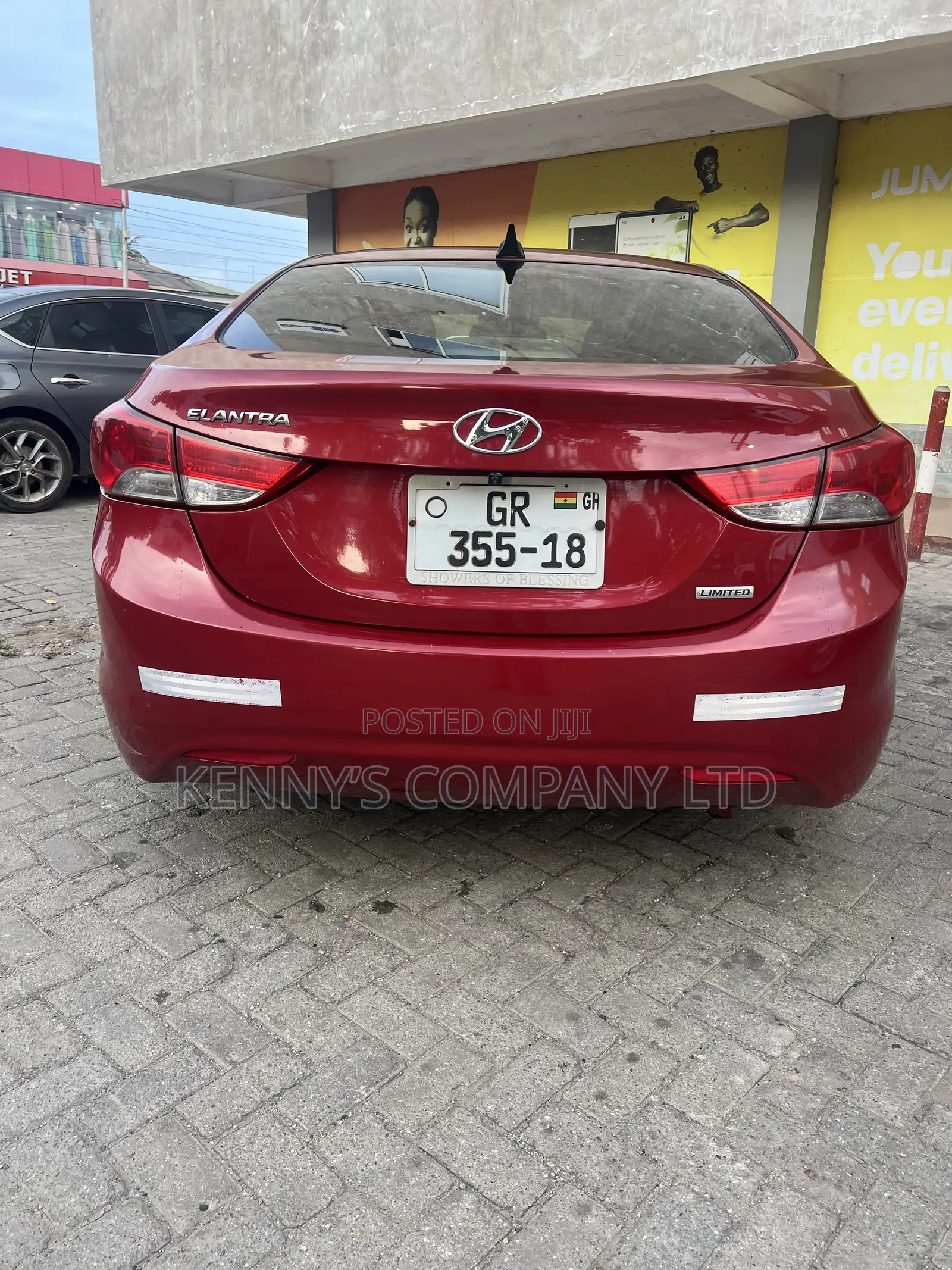 Hyundai Elantra Limited Sedan FWD (1.8L 4cyl 6A) 2013 Red