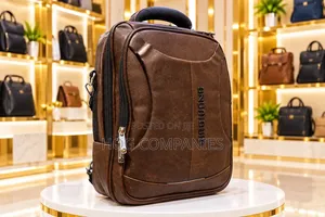 Quality Leather Waterproof Travel Bag School Backpack- Fast Delivery