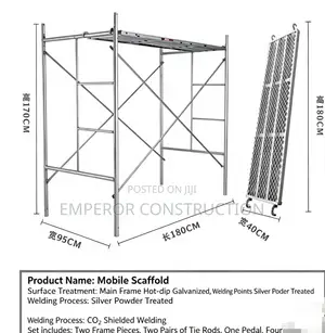 Wholesale Heavy-Duty Galvanized Mobile Scaffold/Contractor Supply