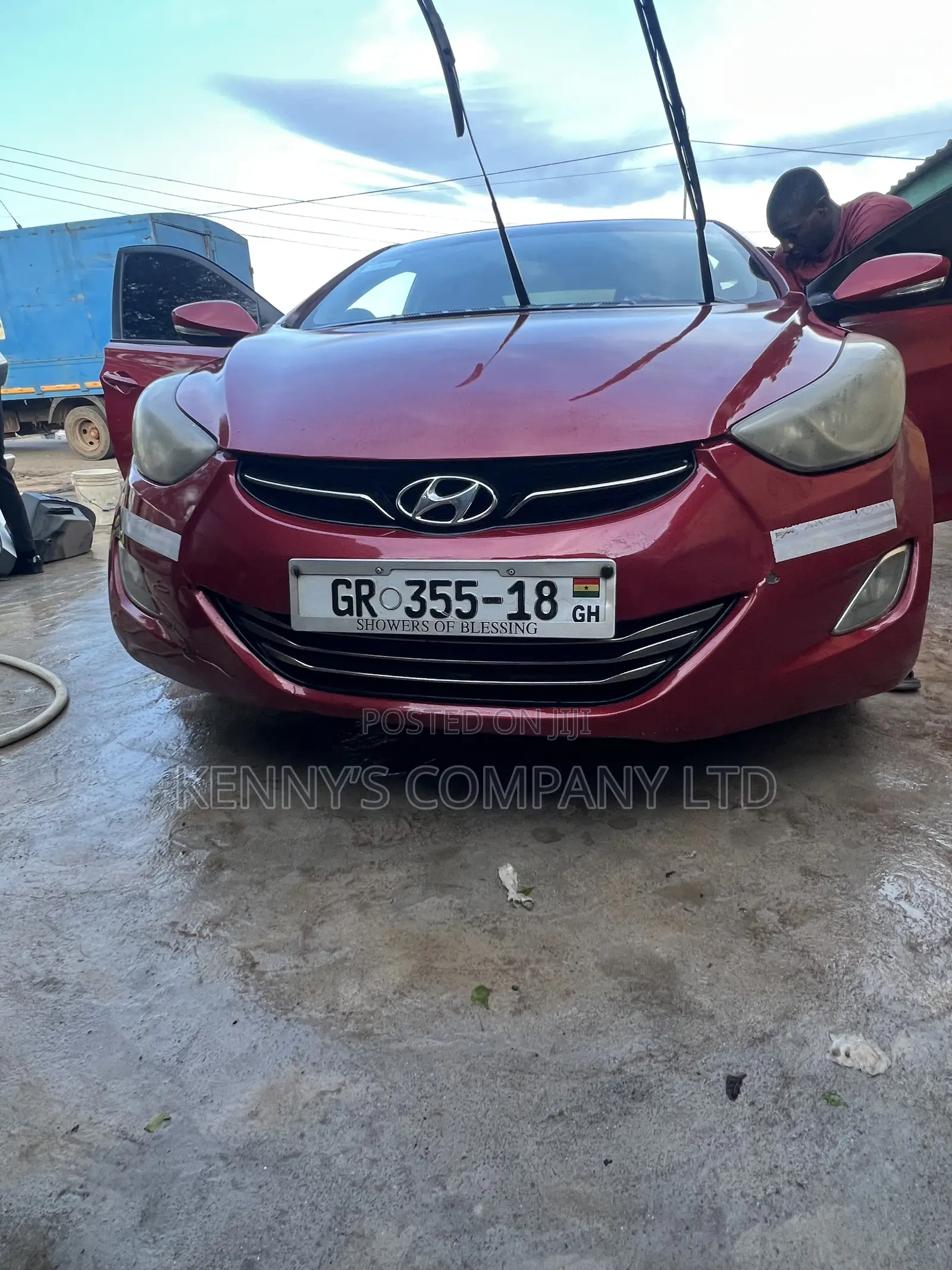 Hyundai Elantra Limited Sedan FWD (1.8L 4cyl 6A) 2013 Red