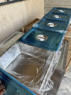 Commercial SS 5 Tray Bain Marie Food Warmer Display