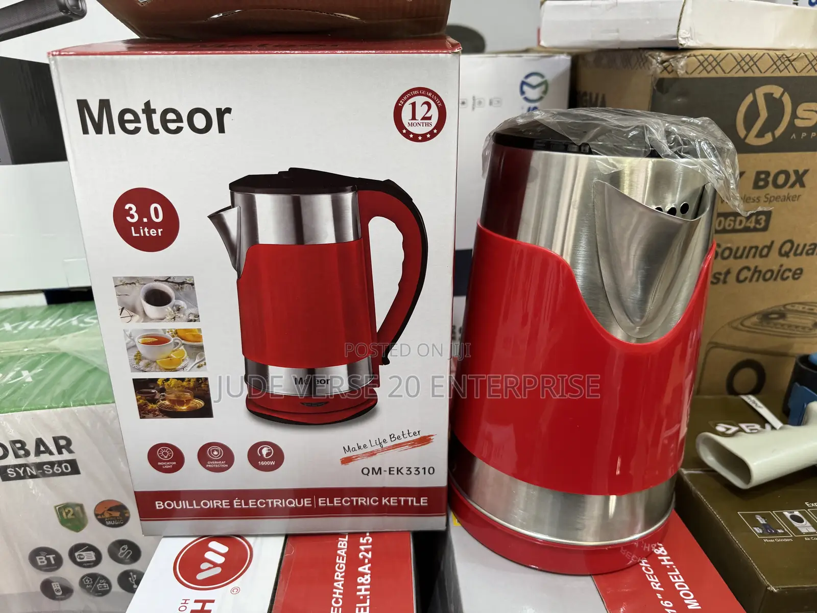 Meteor Electric Kettle 3L