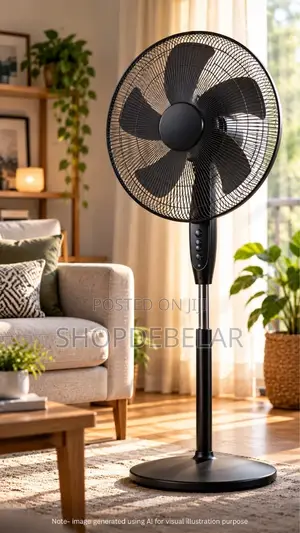 5 Blade Heavy Duty Standing Fan