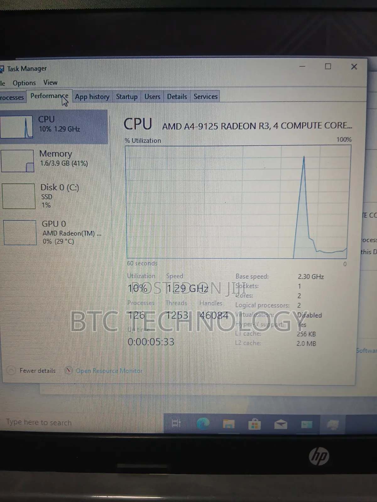 Laptop HP 255 G8 8GB AMD A4 SSD 128GB