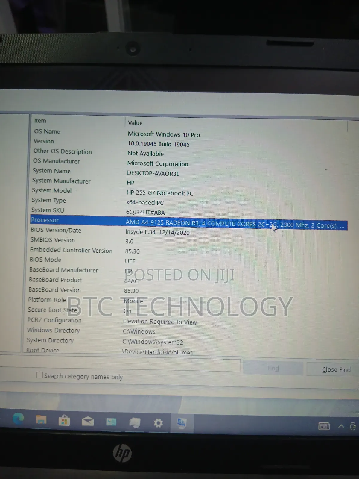 Laptop HP 255 G8 8GB AMD A4 SSD 128GB