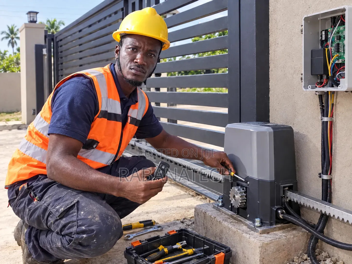 Remote Sliding Door Machine Installation