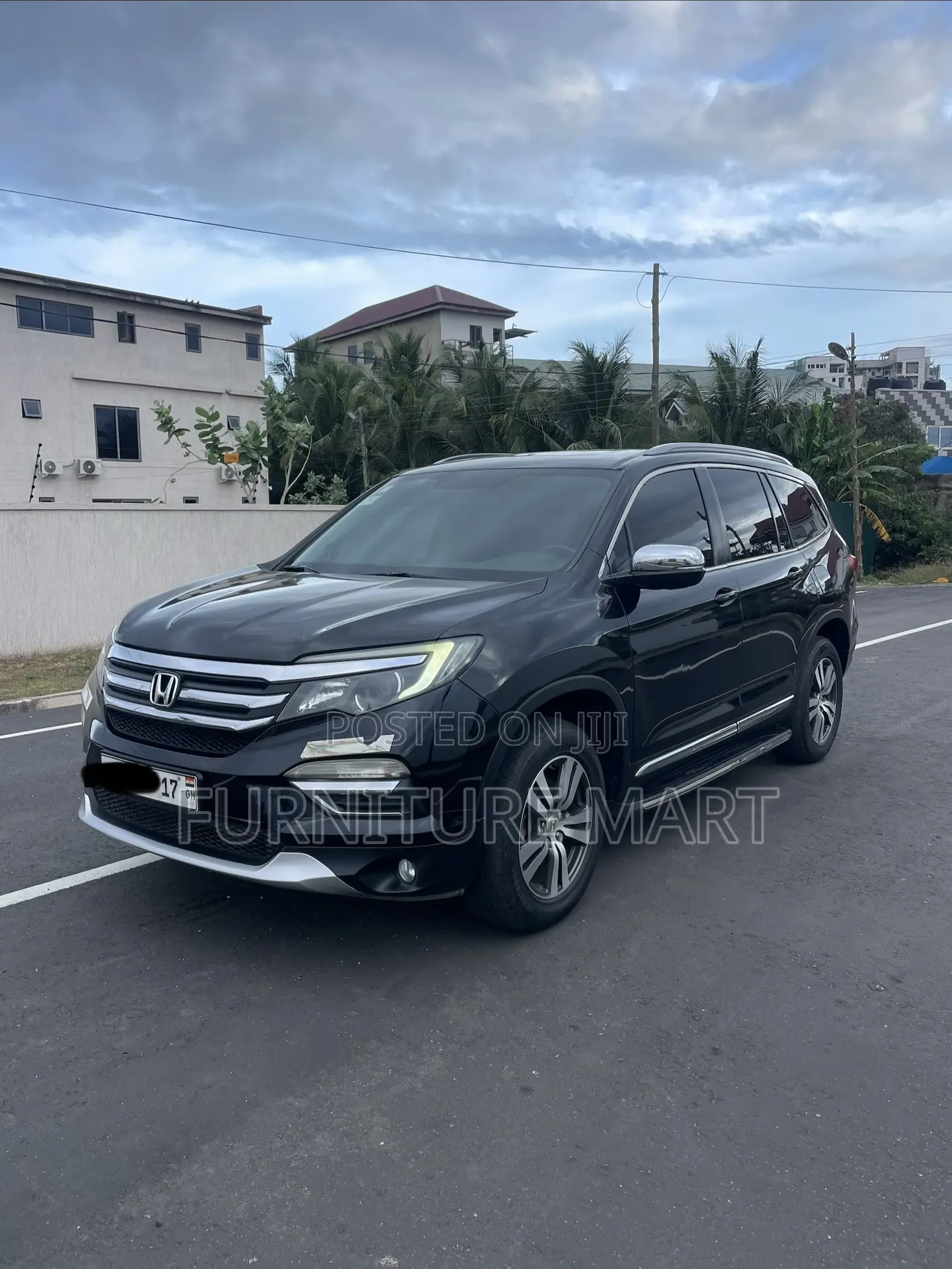 Honda Pilot EX-L 4dr SUV 4WD (3.5L 6cyl 5A) 2017 Black